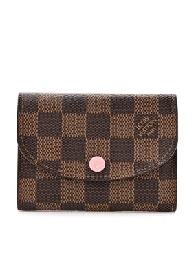 Louis Vuitton Damier Ebene Rosalie Coin Purse Rose Ballerine